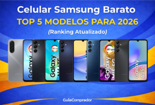 Procurando um celular Samsung barato e bom em 2026? Veja os 5 melhores modelos custo-benefício, compare preços e descubra qual vale mais a pena comprar hoje.