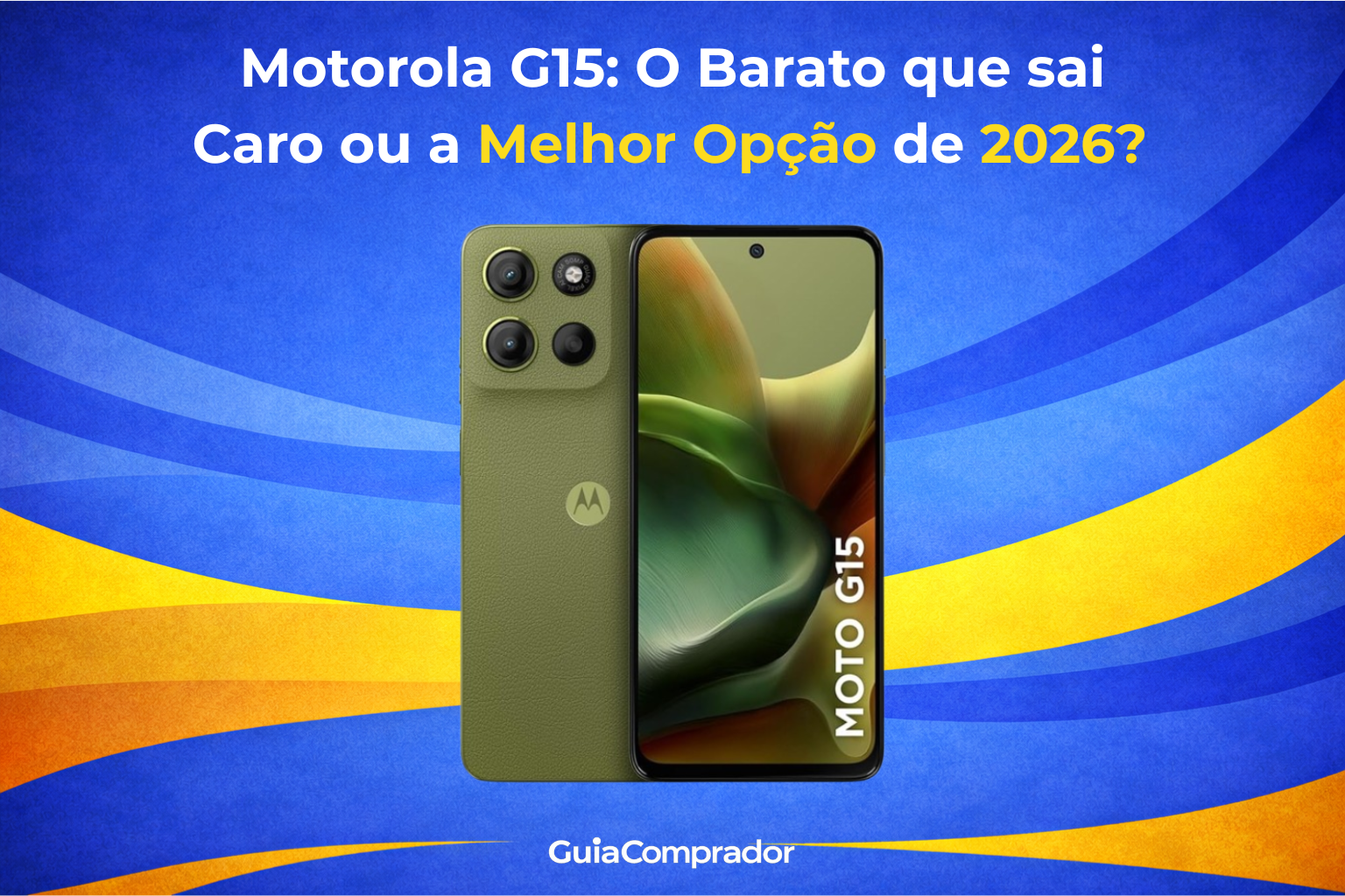 Análise completa do Motorola G15: descubra se este celular de entrada é a melhor opção barata de 2026. Veja ficha técnica, desempenho e preço.