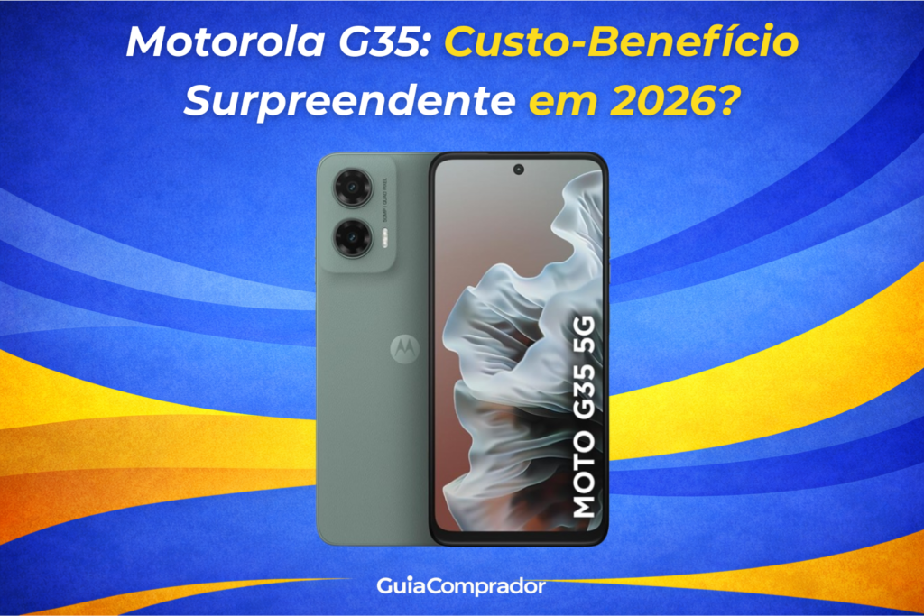 O Motorola G35 realmente entrega o melhor custo-benefício em 2026? Análise completa de desempenho, câmera e bateria. Veja preço e onde comprar.
