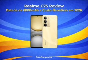 O Realme C75 é o novo custo-benefício de 2026? Analisamos a bateria de 6000mAh, desempenho e câmera. Descubra se ele é o ideal para você!