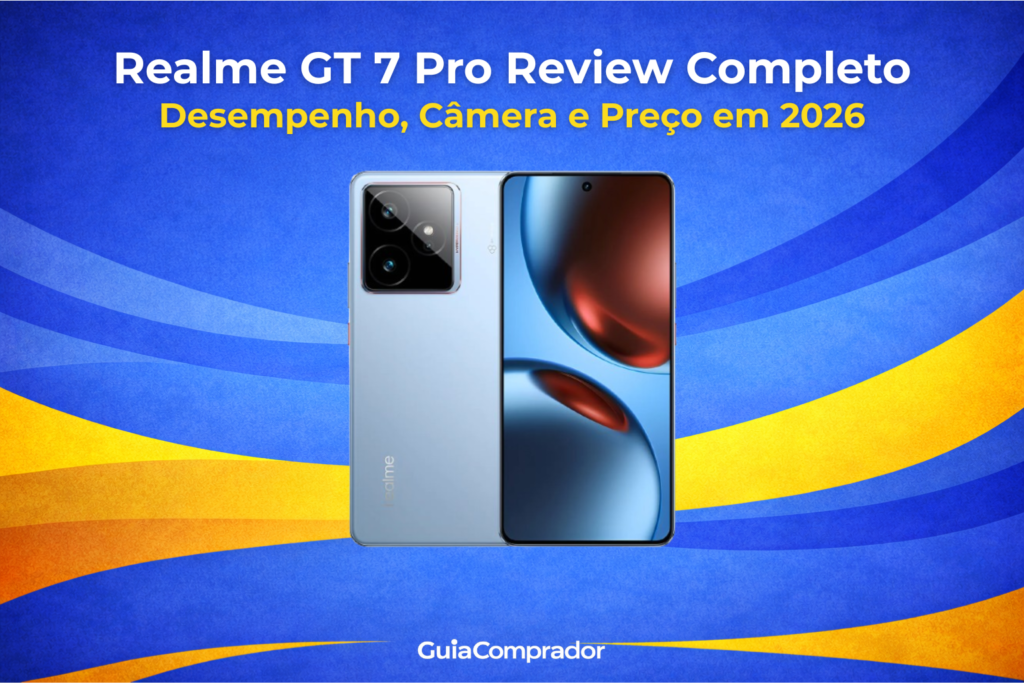  Análise detalhada do Realme GT 7 Pro em 2026. Descubra se o top de
linha da Realme vale o investimento em desempenho, câmera e bateria. Veja o review!