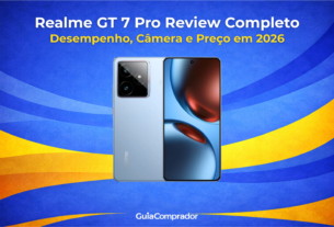 Análise detalhada do Realme GT 7 Pro em 2026. Descubra se o top de linha da Realme vale o investimento em desempenho, câmera e bateria. Veja o review!