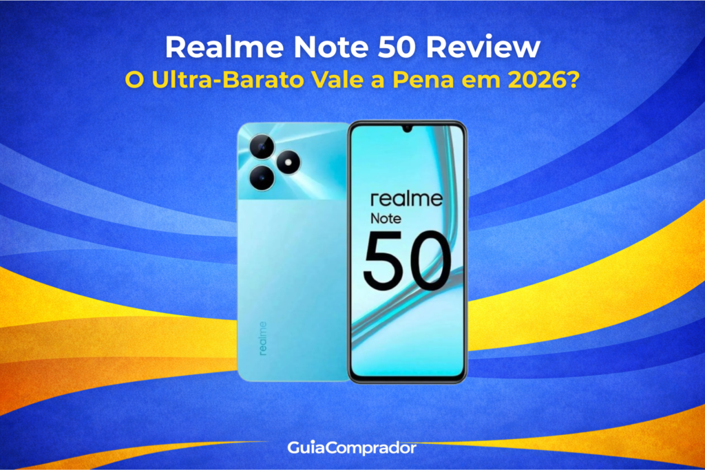 O Realme Note 50 continua sendo uma boa opção em 2026?
Analisamos o smartphone ultra-barato da Realme, suas especificações e se vale a pena
comprar.